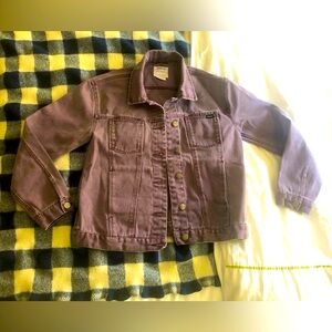 Dark Lavender Denim Jacket